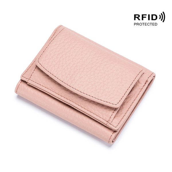 ミニ財布 ブランド 小さい 財布 ミニ ウォレット 三 つ折り レディース 人気 カーフレザー財布 - 画像 (12)