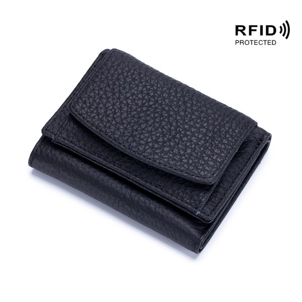 ミニ財布 ブランド 小さい 財布 ミニ ウォレット 三 つ折り レディース 人気 カーフレザー財布 - 画像 (10)