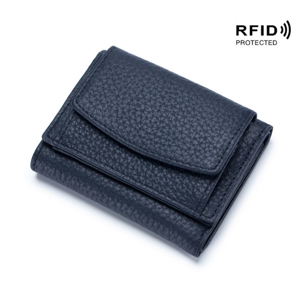 ミニ財布 ブランド 小さい 財布 ミニ ウォレット 三 つ折り レディース 人気 カーフレザー財布 - 画像 (19)