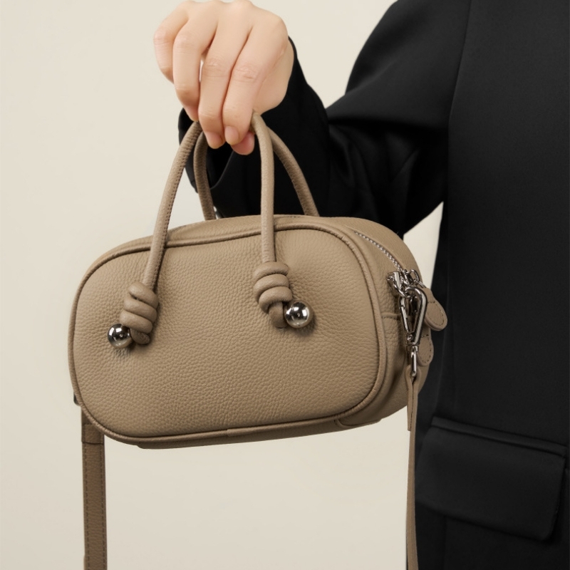 本革 ハンドバッグ レディース スクエア ミニ ショルダー バッグ  