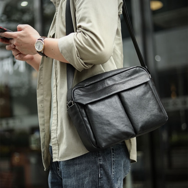 スクエア 型 ショルダー バッグ 鞄 メンズ 人気 30 代 ショルダー 