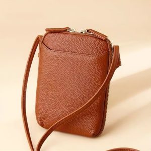 スマホショルダー 本革 スマホポーチ 革 ミニ ショルダー ポシェット ショルダー バッグ 縦 型 ミニ ショルダー バッグ かわいい ミニ バッグ 財布 代わり
