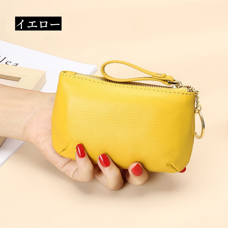 本 革 小銭 入れ 本 革 コイン ケース カード も 入る キー ケース キー ケース 小銭 入れ 一 体型 レディース 本 革 ミニ 財布 革 柔らかい 財布