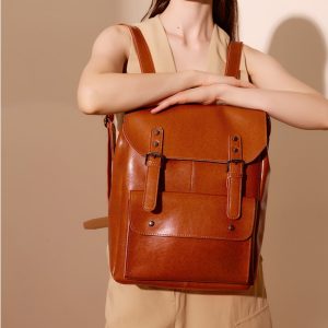 本 革 の リュック サック ビジネス リュック レディース 可愛い リュック サック 大人 オフィス カジュアル リュック 革 リュック ビジネス レディース 一泊 出張 カバン 女性 リュック サック 男女 兼用