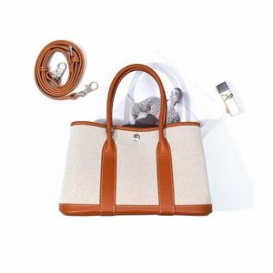 ガーデン パーティー バッグ キャンバス トート レザー ハンドル トート バッグ レディース 人気 40 代 キャンバス トート 2way 本 革 バッグ 可愛い ハンドバッグ 安い かわいい 定番 トート バッグ