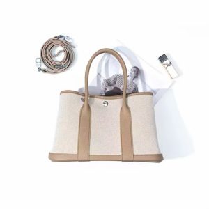 ガーデン パーティー バッグ キャンバス トート レザー ハンドル トート バッグ レディース 人気 40 代 キャンバス トート 2way 本 革 バッグ 可愛い ハンドバッグ 安い かわいい 定番 トート バッグ