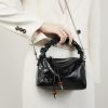 バッグ レディース 人気 シャーリング ショルダー バッグ チェーン ショルダー バッグ 大人 可愛い バッグ 30 代 ミニ ポシェット 本 革 バッグ レディース おしゃれ