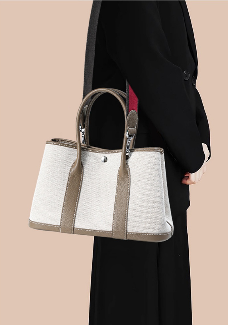 ガーデン パーティー バッグ キャンバス トート レザー ハンドル トート バッグ レディース 人気 40 代 キャンバス トート 2way 本 革 バッグ 可愛い ハンドバッグ 安い かわいい 定番 トート バッグ