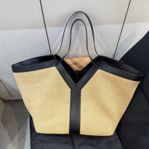 夏 トート バッグ ビーチ バッグ トート ラフィア 編み バッグ 本 革 トート バッグ レディース 手提げ バッグ おしゃれ ポーチ 付き バッグ オフィス カジュアル カバン