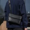 メンズ ショルダー バッグ カジュアル 本革 メンズ バッグ クロス ボディ バッグ 革 40 代 鞄 普段 使い メンズ 男性 ショルダー バッグ カジュアル メンズ ショルダー バッグ シンプル