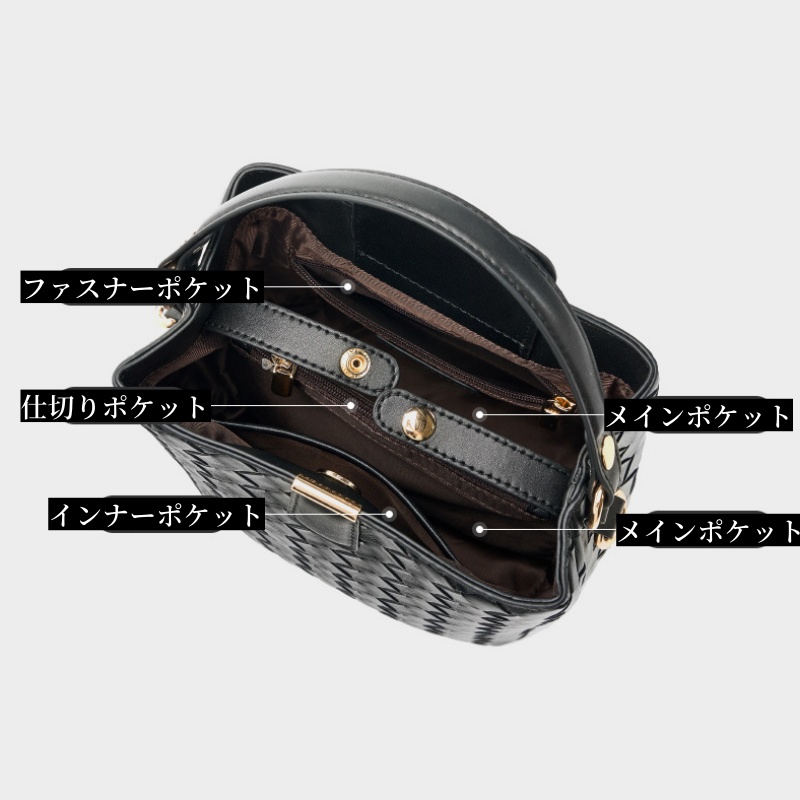 バケツ 型 巾着 ショルダー バッグ 編み バック ショルダー 40 代 ショルダー バッグ 斜 めがけ レディース ミニ ショルダー バッグ ぬいぐるみ バッグ チャーム 大人 可愛い ショルダー バッグ