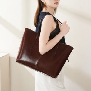 革 トート バッグ シンプル レディース トート バッグ a4 ビジネス トート バッグ 定番 トート バッグ 通勤 バッグ レディース 40 代 主婦 普段 使い バッグ 40 代
