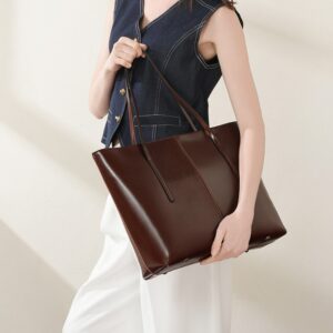 革 トート バッグ シンプル レディース トート バッグ a4 ビジネス トート バッグ 定番 トート バッグ 通勤 バッグ レディース 40 代 主婦 普段 使い バッグ 40 代