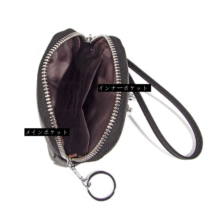 本 革 コイン ケース 小銭入れ レザー キー ケース コイン ケース ミニ 財布 レディース 40 代 マルチ ポーチ ミニ キーリング 付き コイン ケース 小物 入れ 小さめ コインケース 本 革 ミニ 財布 小銭 入れ カード も 入る