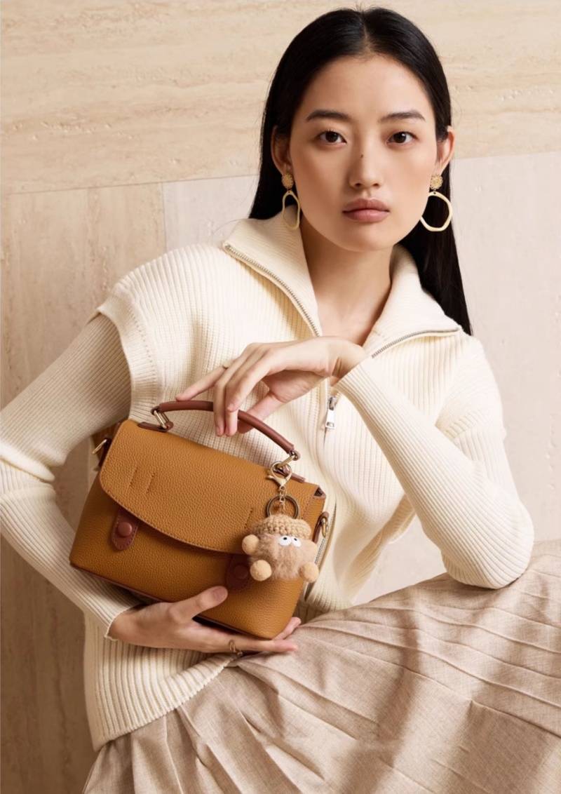 ショルダー バッグ 革 かわいい ショルダーバッグ ぬいぐるみ チャーム 大人 可愛い ショルダー バッグ ちょっとした お出かけ バッグ 女性 バッグ プレゼントカジュアル カバン