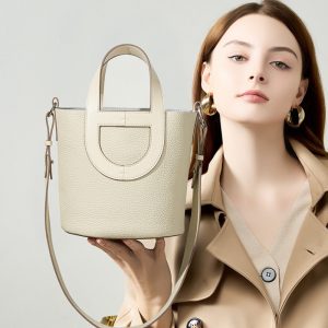 ショルダーバッグ レディース 人気 3way ショルダー バッグ レディース バケツ 型 バッグ 本 革 ハンド バッグ 本革 斜 めがけ バッグ 女性 バッグ 人気 40 代