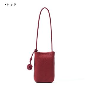 スマホ ポシェット 縦 型 本 革 ショルダー バッグ 普段 使い 可愛い ショルダー ポーチ ミニ ショルダー シンプル 大人 可愛い 斜 めがけ バッグ 軽い ミニポーチ 革 軽く て 丈夫 な ショルダー バッグ