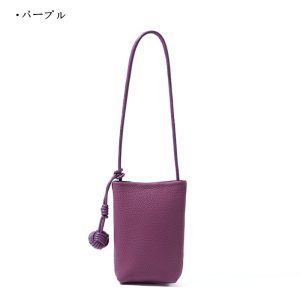 スマホ ポシェット 縦 型 本 革 ショルダー バッグ 普段 使い 可愛い ショルダー ポーチ ミニ ショルダー シンプル 大人 可愛い 斜 めがけ バッグ 軽い ミニポーチ 革 軽く て 丈夫 な ショルダー バッグ