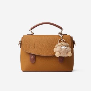 ショルダー バッグ 革 かわいい ショルダーバッグ ぬいぐるみ チャーム 大人 可愛い ショルダー バッグ ちょっとした お出かけ バッグ 女性 バッグ プレゼントカジュアル カバン