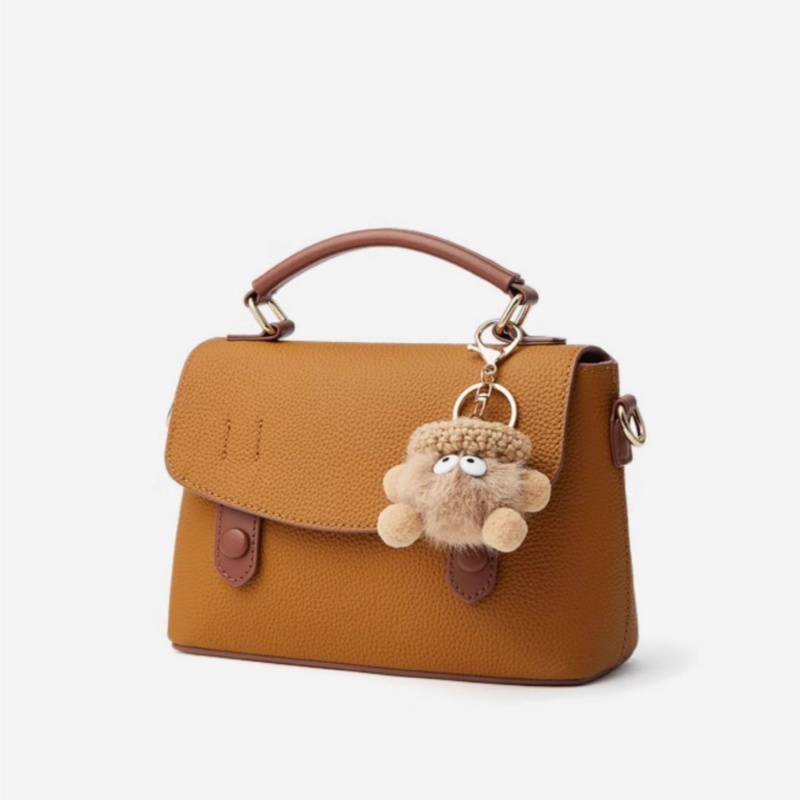 ショルダー バッグ 革 かわいい ショルダーバッグ ぬいぐるみ チャーム 大人 可愛い ショルダー バッグ ちょっとした お出かけ バッグ 女性 バッグ プレゼントカジュアル カバン