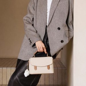 ショルダー バッグ 革 かわいい ショルダーバッグ ぬいぐるみ チャーム 大人 可愛い ショルダー バッグ ちょっとした お出かけ バッグ 女性 バッグ プレゼントカジュアル カバン