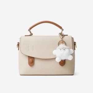 ショルダー バッグ 革 かわいい ショルダーバッグ ぬいぐるみ チャーム 大人 可愛い ショルダー バッグ ちょっとした お出かけ バッグ 女性 バッグ プレゼントカジュアル カバン