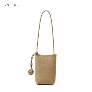 スマホ ポシェット 縦 型 本 革 ショルダー バッグ 普段 使い 可愛い ショルダー ポーチ ミニ ショルダー シンプル 大人 可愛い 斜 めがけ バッグ 軽い ミニポーチ 革 軽く て 丈夫 な ショルダー バッグ