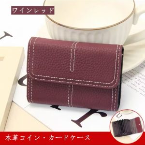 カード ホルダー 女性用 本革 カード ケース アコーディオン カードケース 小銭入れ 革 本革 コインケース 名刺 ケース 牛革 カード入れ 名刺入れ 大 容量