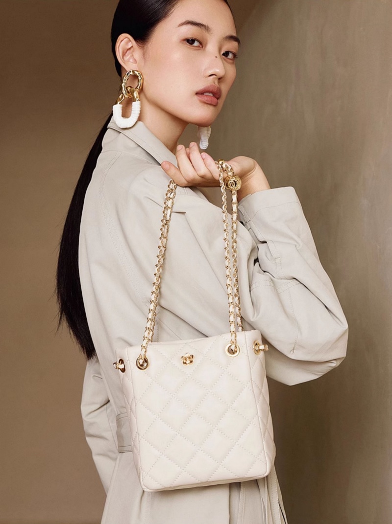 キルティング バッグ チェーン バケツ 型 巾着 ショルダー バッグ 本 革 ショルダー バッグ 小さめ きれい め ショルダー バッグ バッグ レディース おしゃれ 彼女 プレゼント 妻 プレゼント