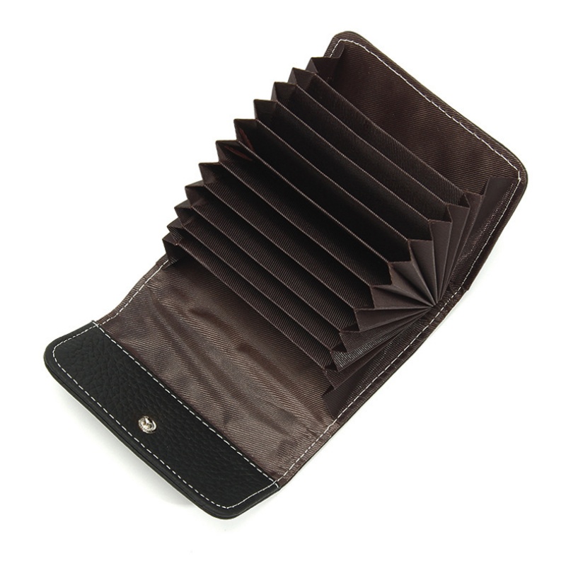 カード ホルダー 女性用 本革 カード ケース アコーディオン カードケース 小銭入れ 革 本革 コインケース 名刺 ケース 牛革 カード入れ 名刺入れ 大 容量