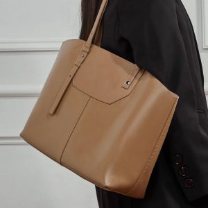 Alternative view of 仕事 用 トート バッグ 女性 バッグ 人気 40 代 軽い トート バッグ 本 革 トート バッグ レディース 本 革 トート バッグ 柔らかい 通勤 バッグ レディース 40 代 ビジネス カバン 女性