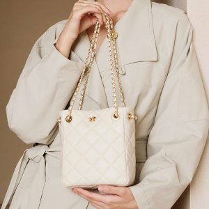 キルティング バッグ チェーン バケツ 型 巾着 ショルダー バッグ 本 革 ショルダー バッグ 小さめ きれい め ショルダー バッグ バッグ レディース おしゃれ 彼女 プレゼント 妻 プレゼント キルティング バッグ チェーン バケツ 型 巾着 ショルダー バッグ 本 革 ショルダー バッグ 小さめ きれい め ショルダー バッグ バッグ レディース おしゃれ 彼女 プレゼント 妻 プレゼント