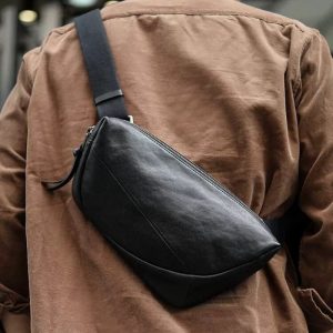 ボディ バッグ 本 革 ワン ショルダー バッグ メンズ 本 革 ウエスト ポーチ メンズ レザー クロス ボディ バッグ レザー サコッシュ メンズ バッグ 流行り 男性 バッグ 人気 普段使い