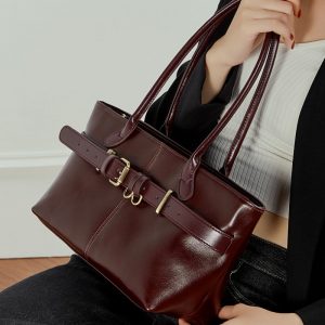 本革 トート バッグ ブラック フォーマル バッグ 通勤 バッグ 女性 40代 A4対応 肩掛け トートバッグ 通勤カバン レディース トートバッグ レディース 軽い