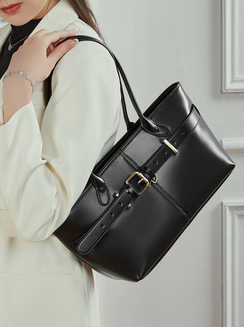 本革 トート バッグ ブラック フォーマル バッグ 通勤 バッグ 女性 40代 A4対応 肩掛け トートバッグ 通勤カバン レディース トートバッグ レディース 軽い