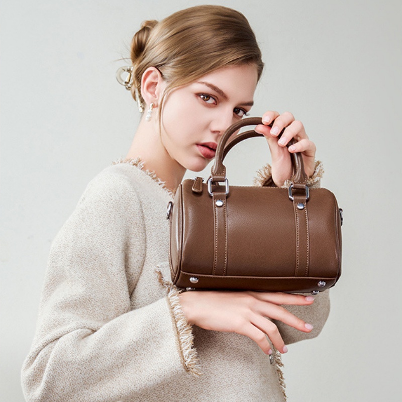 ハンドバッグ トートバッグ レディース 3way ショルダーバッグ ミニ ボストンバッグ 本革 ショルダーバッグ ボストンバッグ 小さめ 本革 カバン カジュアル カバン ハンドバッグ トートバッグ レディース 3way ショルダーバッグ ミニ ボストンバッグ 本革 ショルダーバッグ ボストンバッグ 小さめ 本革 カバン カジュアル カバン - 画像 (5)