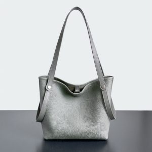 バケツ 型 トート バッグ 革 ミニポーチ 付き ショルダー バッグ 3way ショルダー バッグ レディース 女性 バッグ 人気 40 代 カジュアル 本 革 おしゃれ バッグ