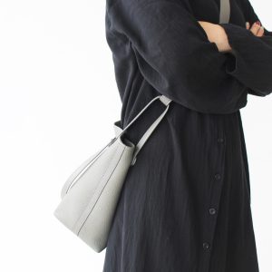 Alternative view of バケツ 型 トート バッグ 革 ミニポーチ 付き ショルダー バッグ 3way ショルダー バッグ レディース 女性 バッグ 人気 40 代 カジュアル 本 革 おしゃれ バッグ
