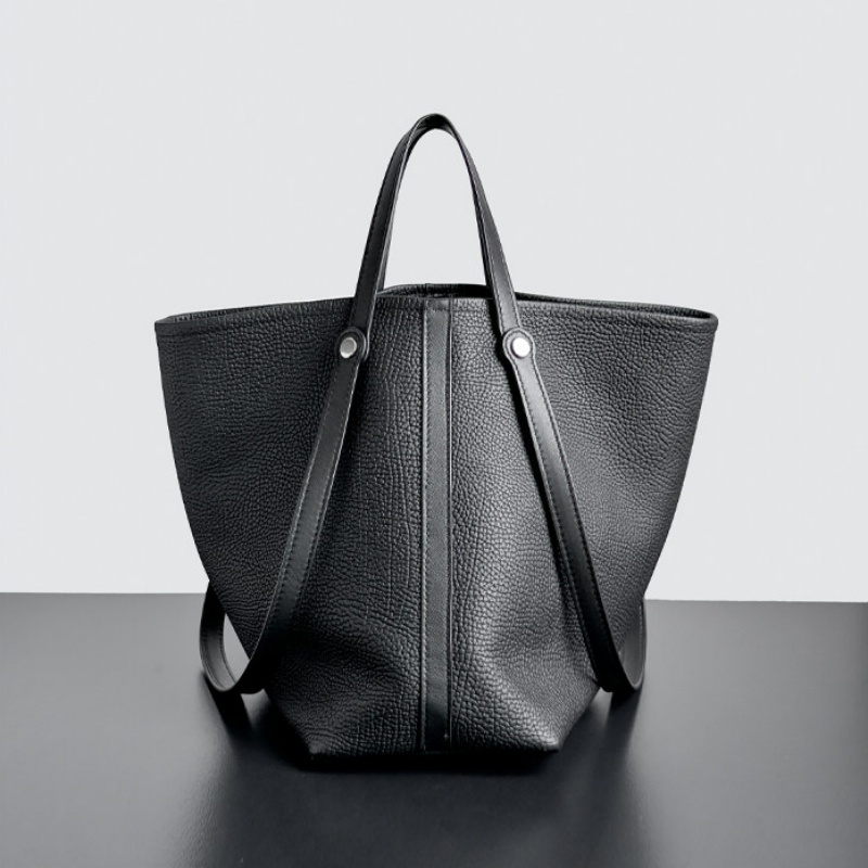 バケツ 型 トート バッグ 革 ミニポーチ 付き ショルダー バッグ 3way ショルダー バッグ レディース 女性 バッグ 人気 40 代 カジュアル 本 革 おしゃれ バッグ