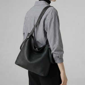 バケツ 型 トート バッグ 革 ミニポーチ 付き ショルダー バッグ 3way ショルダー バッグ レディース 女性 バッグ 人気 40 代 カジュアル 本 革 おしゃれ バッグ