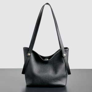 バケツ 型 トート バッグ 革 ミニポーチ 付き ショルダー バッグ 3way ショルダー バッグ レディース 女性 バッグ 人気 40 代 カジュアル 本 革 おしゃれ バッグ