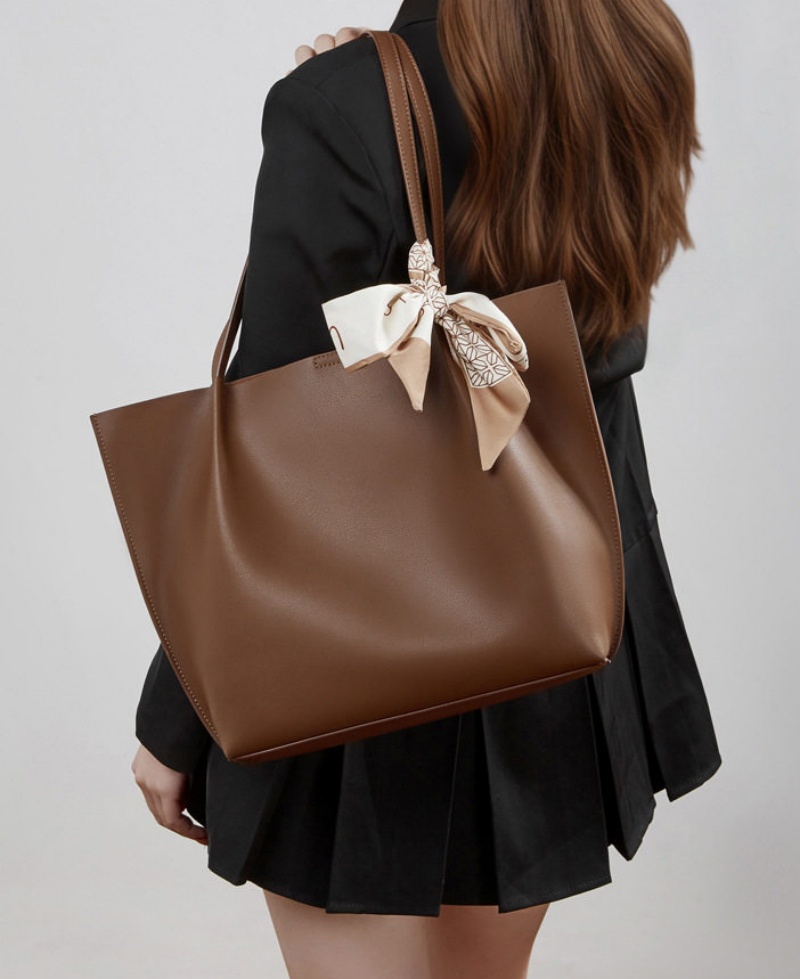 本革 トートバッグ レディース A4対応 通勤バッグ スカーフ付き レザーバッグ 大容量 バッグ 大人可愛い ビジネス 肩掛け バッグ 牛革 シンプル 軽量