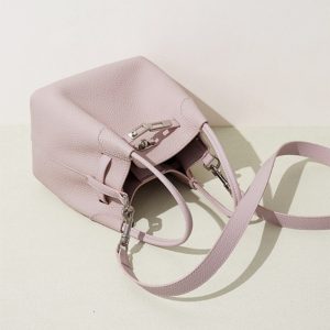 Alternative view of バケット バッグ 本 革 大人 可愛い ハンドバッグ ショルダー バッグ レザー 小さめ 本 革 ミニ トート バッグ カジュアル カバン レディース カジュアル に も キレイ め に も バッグ