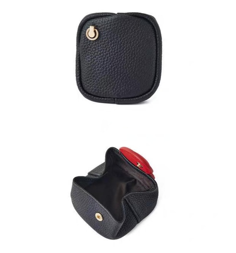 本 革 コイン ケース ミニ 小銭 入れ シュリンク レザー ミニ 財布 小物入れ レザー ミニ アクセサリー ポーチ イヤホンケース レザー 女子 プレゼント おすすめ