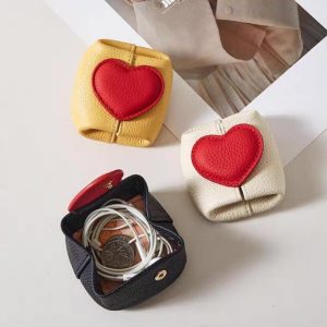 Alternative view of 本 革 コイン ケース ミニ 小銭 入れ シュリンク レザー ミニ 財布 小物入れ レザー ミニ アクセサリー ポーチ イヤホンケース レザー 女子 プレゼント おすすめ