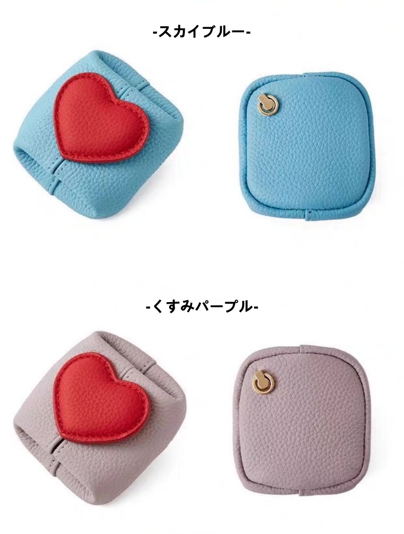 本 革 コイン ケース ミニ 小銭 入れ シュリンク レザー ミニ 財布 小物入れ レザー ミニ アクセサリー ポーチ イヤホンケース レザー 女子 プレゼント おすすめ