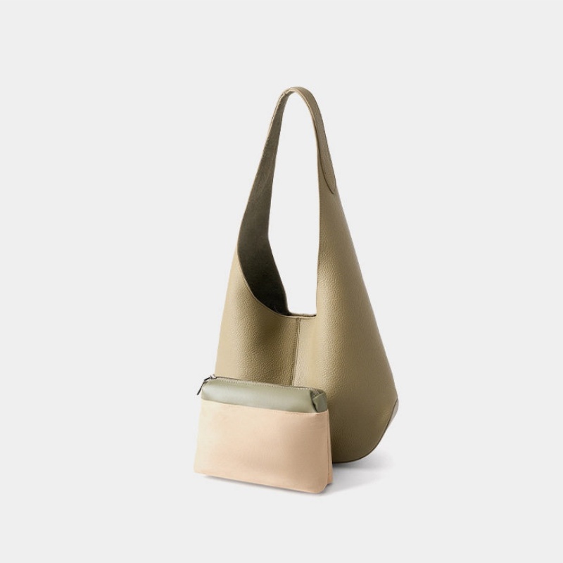 本 革 ショルダー バッグ レディース ワンショルダー バッグ レディース 肩掛け カバン おしゃれ 本 革 トート バッグ 柔らかい ポーチ 付き トート ワン ハンドル バッグ 本 革