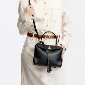 Alternative view of ショルダーバッグ レディース 本革 ハンドバッグ レザー 2way 本 革 ショルダー バッグ 斜めがけ バッグ おしゃれ フォーマル バッグ レディース 冠 婚 葬祭 バッグ オフィス カジュアル カバン