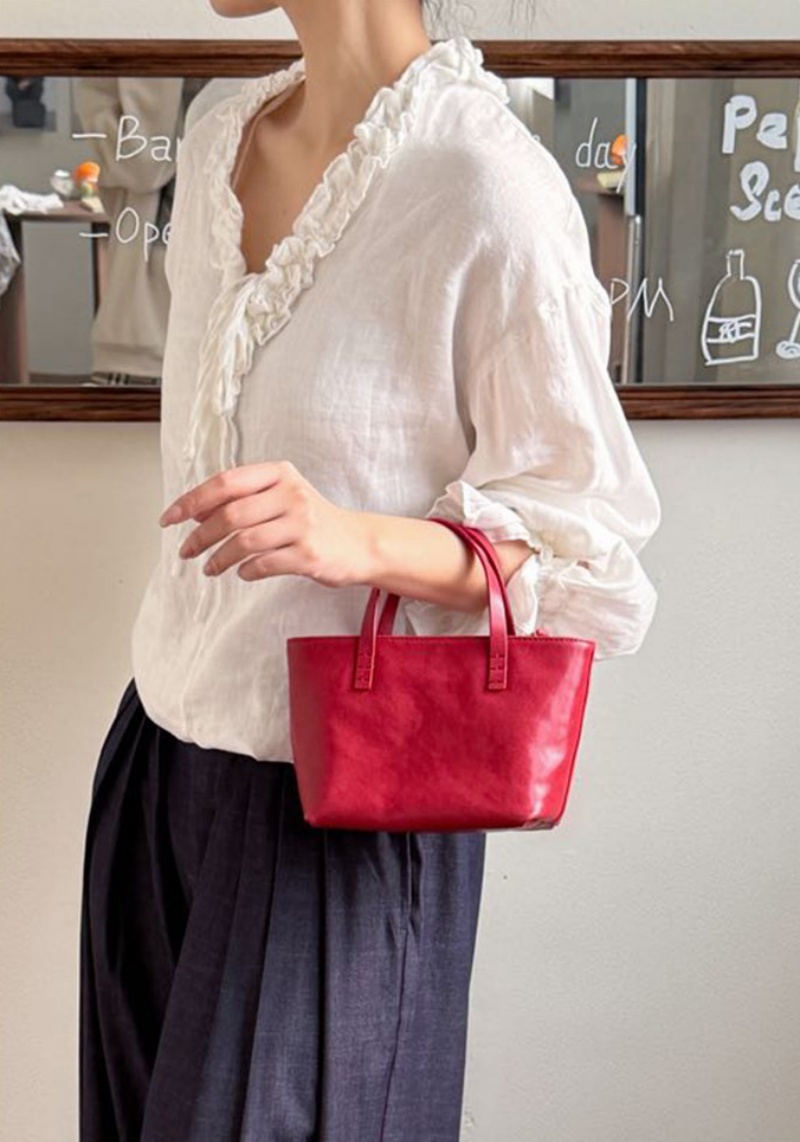 本革 ミニトートバッグ 2WAY ショルダーバッグ レディース 牛革 レディース レザーバッグ コンパクト 小さめ カバン 鞄 斜めがけ 軽量 レトロ シンプル ギフト