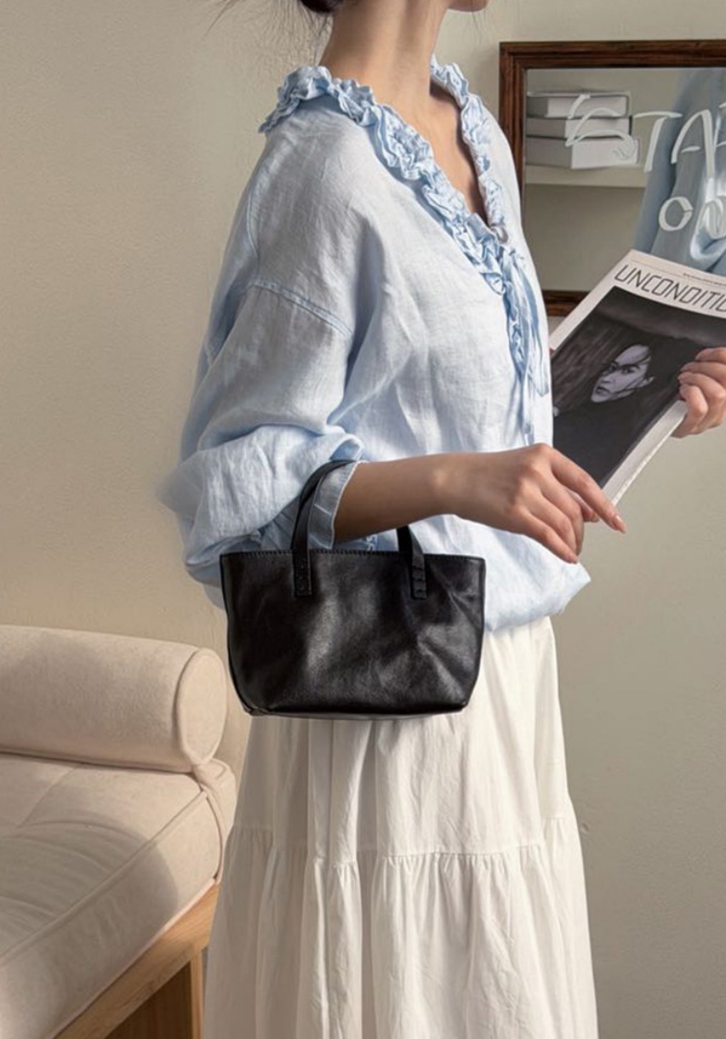 本革 ミニトートバッグ 2WAY ショルダーバッグ レディース 牛革 レディース レザーバッグ コンパクト 小さめ カバン 鞄 斜めがけ 軽量 レトロ シンプル ギフト